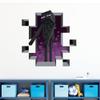 STICKER SWAG Custom Gaming Wall Decal Personalized Gamer Room Decor with Name, Removable Vinyl Wall Sticker (Purple Block) view 3
