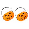 OFFSCH 2pcs Halloween Pumpkin Storage Buckets Decorative Treat Pails for Parties Lightweight Fun for Boys and Girls Trick-Treating and view 1
