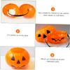 OFFSCH 2pcs Halloween Pumpkin Storage Buckets Decorative Treat Pails for Parties Lightweight Fun for Boys and Girls Trick-Treating and view 2