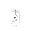Amosfun 60pcs Non-Slip Dust Ruffle Pins Easy Install Upholstery Fasteners for Bedskirts Sofa Covers Tablecloths and Car Cushions Transparent Push Pins for Secure Hold view 2
