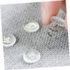 Amosfun 60pcs Non-Slip Dust Ruffle Pins Easy Install Upholstery Fasteners for Bedskirts Sofa Covers Tablecloths and Car Cushions Transparent Push Pins for Secure Hold view 4