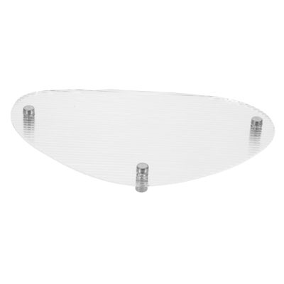 MAGICLULU Acrylic Jewelry and Perfume Organizer Tray Striped Design Elegant Dresser Storage for Vanity Easy Access to Cosmetics and Jewelry Modern Decor for Bedroom and Bathroom