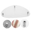 MAGICLULU Acrylic Jewelry and Perfume Organizer Tray Striped Design Elegant Dresser Storage for Vanity Easy Access to Cosmetics and Jewelry Modern Decor for Bedroom and Bathroom view 2