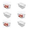 16inch Upright Freezer Organizer Baskets for 13-14,16-21 cu.ft Standup Freezer, Settle freezer chaos and reduce food waste effectively, Durable, Fully Use Space, Improve Air Circulate, Black, 6pcs view 1