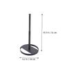 HomeLoft Basics Standing Toilet Paper Holder Simple Tissue Rack for Bathroom and Kitchen Easy to Clean Space-Saving Design for Roll Paper and Towels view 4