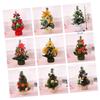 Zerodeko Tiny Christmas Tree Mini Christmas Tree Decor Xmas Decorative Accessory Desktop Ornament Perfect for Home Decor view 2