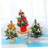 Zerodeko Tiny Christmas Tree Mini Christmas Tree Decor Xmas Decorative Accessory Desktop Ornament Perfect for Home Decor view 4
