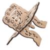 STOBOK Islamic Wooden Book Stand for Quran Bible Decorative Eid Mubarak Prayer Holder Compact Reading Rack for Students Believers Design for Home Office Use view 1