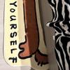 CDHZYQ Cute Dachshund Brown Bathroom Rugs Funny Cartoon Animal Bath Mat Washable Rugs English Letters Cool Bath Mats for Bathroom Rugs for Bathroom (24 * 63inch) view 4