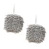 Amosfun 2pcs Chenille Hand Towels for Bathroom Quick-Dry Super Absorbent Soft and Fuzzy Kitchen Towels Multi-Functional Decor for Home Office and More for All Ages view 1