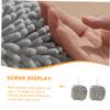 Amosfun 2pcs Chenille Hand Towels for Bathroom Quick-Dry Super Absorbent Soft and Fuzzy Kitchen Towels Multi-Functional Decor for Home Office and More for All Ages view 2