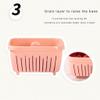 ColanderColander StrainerColander Strainer BasketSink Strainer Colander Drain Basket 3-in-1 Kitchen Colander Strainer Bowl with Lid Double-Layer Drain Basket for Refrigerators and Kitchens Multifun view 4