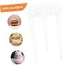 ABOOFAN 5sets Cake Tier Supports Separator Plates for Layered Cakes for Multi-Tiered Designs and Easy Assembly at Parties view 3