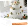 ABOOFAN 5sets Cake Tier Supports Separator Plates for Layered Cakes for Multi-Tiered Designs and Easy Assembly at Parties view 4