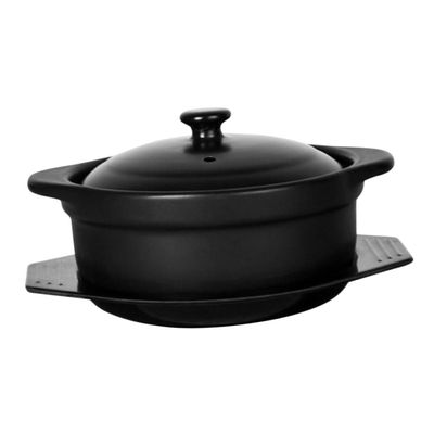 ABOOFAN Ceramic Casserole Cooking Pot Lid Soup and Stew Pot for Home Cooking and Easy to Clean for Noodles Soup and Family Gatherings