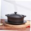 ABOOFAN Ceramic Casserole Cooking Pot Lid Soup and Stew Pot for Home Cooking and Easy to Clean for Noodles Soup and Family Gatherings view 3