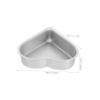 ABOOFAN Heart-shaped Non-stick Baking Mold for Pudding and Desserts Versatile Metal Jelly Pan for Home Baking for Cakes Muffins and More Kitchen Tool for Special Occasions view 2