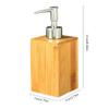 QHYFDC Soap Dispenser Bathroom Accessories Bamboo Soap Dispenser Lotion Hand Soap Storage Bottle Shower Gel Shampoo Container Liquid soap Dispenser view 2
