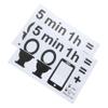 Amosfun 2sheets Removable Toilet Seat Warning Sign Decals Bathroom Stickers for Wall Decorative Cling for Restroom Easy to Apply Remove Suitable for Home Public Spaces view 1