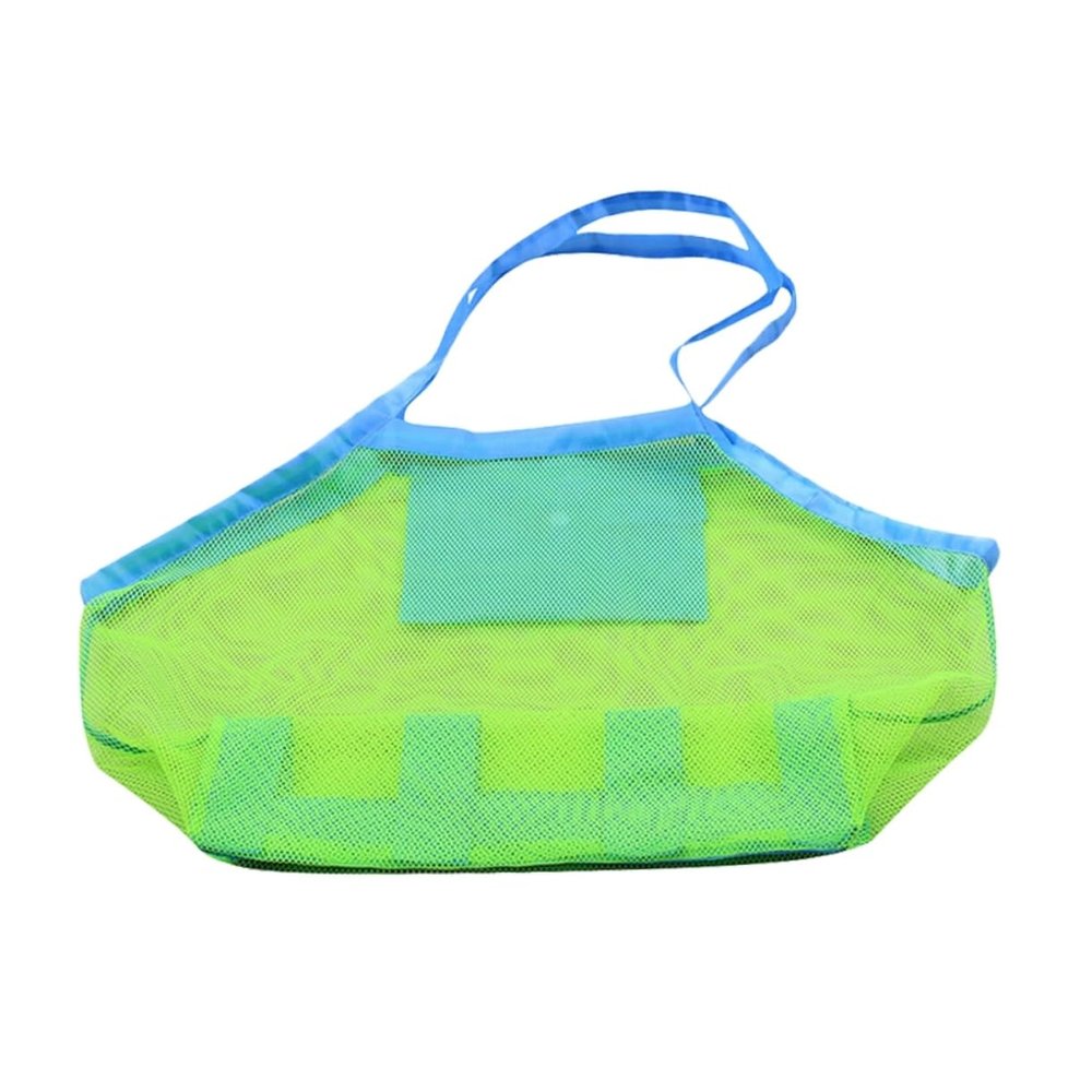 LIFKOME Extra Large Mesh Beach Bag Zipper Mesh Tote for Toys Boys and Girls Storage