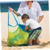 LIFKOME Extra Large Mesh Beach Bag Zipper Mesh Tote for Toys Boys and Girls Storage view 3