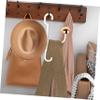 Zerodeko 2pcs Rotatable Closet Purse Hanger Hooks Space Saving Multi-functional Organizer for Handbags Backpacks Scarves and Belts Design White view 2
