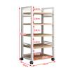 AErosx 5-Tier AV Media Stand with Height Adjustable Wooden Shelf, Video Game Console Shelf, Audio Rack Tower, TV Cabinet,for Game Consoles/DVD Player/Projector/Sky Box/TV Accessories (Color : A) view 2