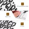 Hohopeti 10sheets Self-Adhesive Mailbox Letter Stickers Alphabet Decals for Home Address Crafts and Organization Easy to Apply and Remove Design view 3