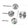 DECHOUS Stainless Steel Heat Diffuser Adapter Plate for Induction Gas Stoves Removable Handle Food Thawing Tool and Cookware Protector view 2