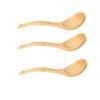DECHOUS 3pcs Wooden Serving Spoon Soup Spoons Stirring for Buffet Solid Wood Kitchen Utensils view 1