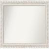 Amanti Art White Bathroom Mirror for Over Sink, 29x46 Custom Made Opera Off White Rectangle Vanity Mirror, Large Traditional Wood Frame, Hangs Horizonally and Vertically, Wall Decor view 1