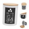 ABOOFAN Creative Ceramic Storage Jar for Beans Grains Snacks with Lid for Kitchen Organization Housewarming and Food Preservation view 4