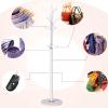 Bedroom Coat Hanger, Clothing Storage Display Rack Floor Hanger for Hanging Clothes Scarves Hats Bags in The Multiple Hooks for Hanging Lots of Clothes view 4