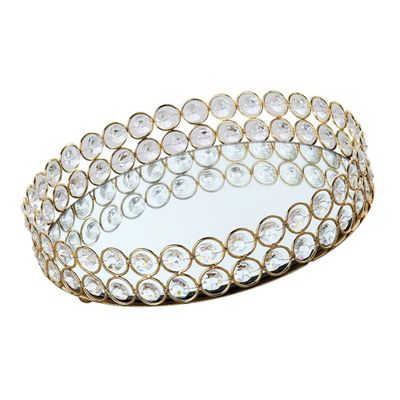 Cabilock Elegant Metal Candle Plate Sturdy Votive Candle Holder for Wedding Decor Banquet