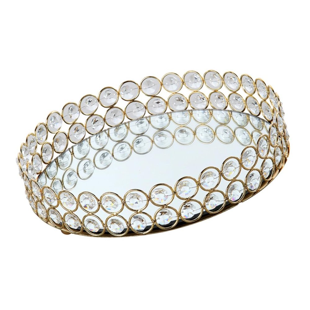 Cabilock Elegant Metal Candle Plate Sturdy Votive Candle Holder for Wedding Decor Banquet