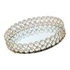 Cabilock Elegant Metal Candle Plate Sturdy Votive Candle Holder for Wedding Decor Banquet view 1