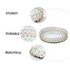 Cabilock Elegant Metal Candle Plate Sturdy Votive Candle Holder for Wedding Decor Banquet view 2