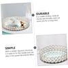 Cabilock Elegant Metal Candle Plate Sturdy Votive Candle Holder for Wedding Decor Banquet view 4