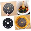 ABOOFAN 2pcs Practical Heat Conduction Sheet for Casseroles Food-grade Ceramic Induction Adapter Plate Diameter Smooth Edges for Even Heat Distribution Kitchen Supply view 3