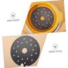 ABOOFAN 2pcs Practical Heat Conduction Sheet for Casseroles Food-grade Ceramic Induction Adapter Plate Diameter Smooth Edges for Even Heat Distribution Kitchen Supply view 4