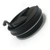 ABOOFAN 16oz Juicer Cup Lid Replacement Compatible with Ninja Easy to Install Resealable Cover for Healthy Juicing Black Color view 3