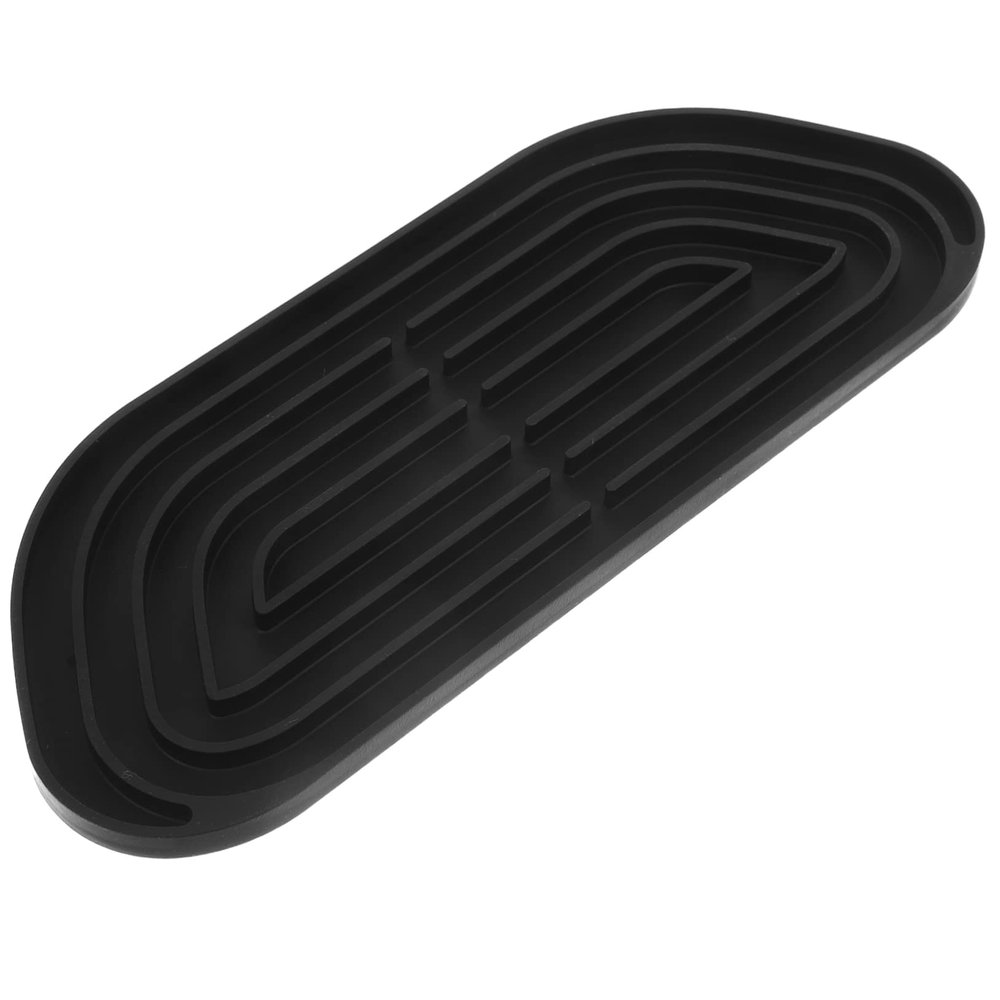 Silicone Refrigerator Water Drip Catcher for Tray Black Flexible