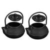 ABOOFAN 2pcs Retro Teapot Decoration Iron Art Small Teapot Model for Unique Table Decor for Tea Birthdays view 1