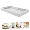 Alipis Toilet Vanity Tray Elegant Silicone Bathroom Countertop Organizer for Perfume Non-Slip Design Versatile Storage for Use view 2