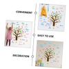 Alipis 1set Alphabet Wall Decal Removable Tree Design for Nursery and Bedroom Decor Material Easy to Install Learning Stickers for Boys and Girls Rooms view 4