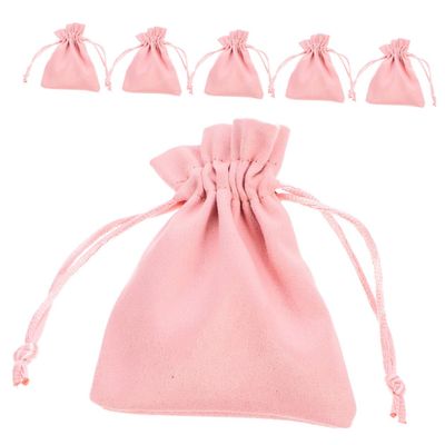 FRCOLOR 6pcs Drawstring Treats Pouch Portable Candy Bags for Holiday Events Ruffled Design for and Storage Festive Treats Storage