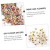 Cabilock Mini Fake Daisy Flowers Artificial Realistic Decor Ornaments for Home Party Decorations view 2
