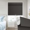 UrMoon No Drill Cordless Roller Shades for Windows No Screw Roller Blinds with Thermal Insulated Waterproof Pull Down Blackout Blinds for Home Office (Blackout - Dark Brown, 39" W x 72" H) view 1