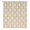 60x72 Shower Curtain Set with Curtain Hooks - Shower Curtain for Bathroom - Timur Weave in Light Brown Background Shower Curtain Polyester Fabric - Vintage Shower Curtains with Holes Lightweight view 1