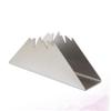 Triangle Paper Towel Rack Stainless Steel for Dining Tables view 2